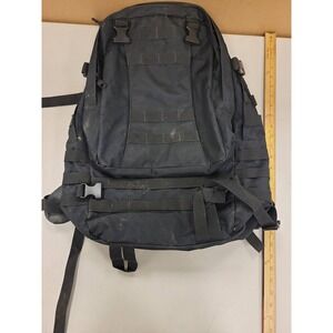 M48 OPS Tactical Backpack Black Molle Straps Outdoor Hiking Travel Bag Pack